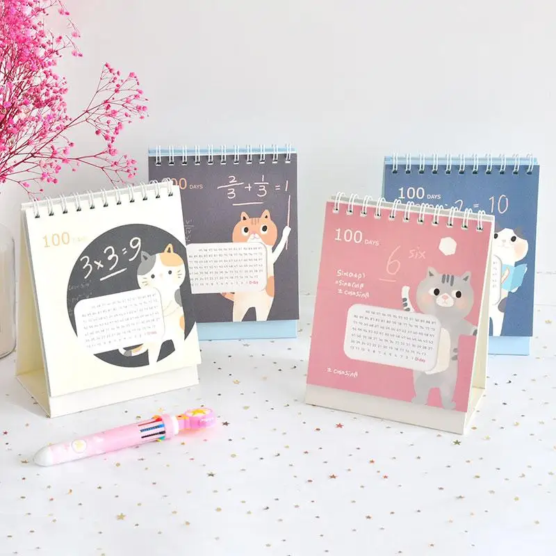 

MIRUI stationery college entrance examination countdown 100 days calendar creative notebook plan hand tear small table calendar