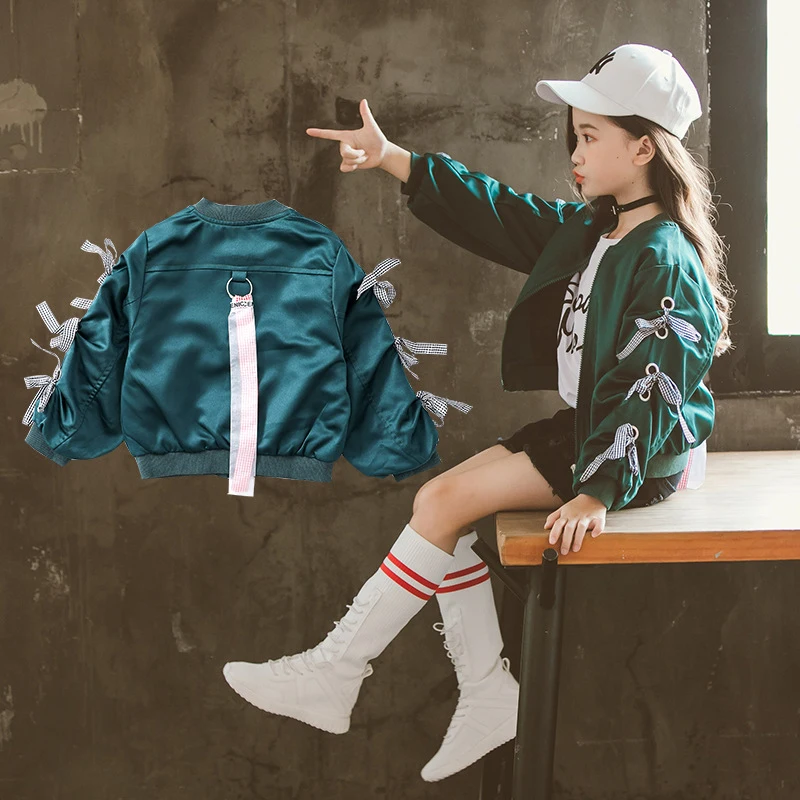 Куртка для девочек; осенняя куртка с капюшоном; Детское пальто для девочек; ветровка для девочек 12 лет; бейсбольная куртка-бомбер; детская одежда