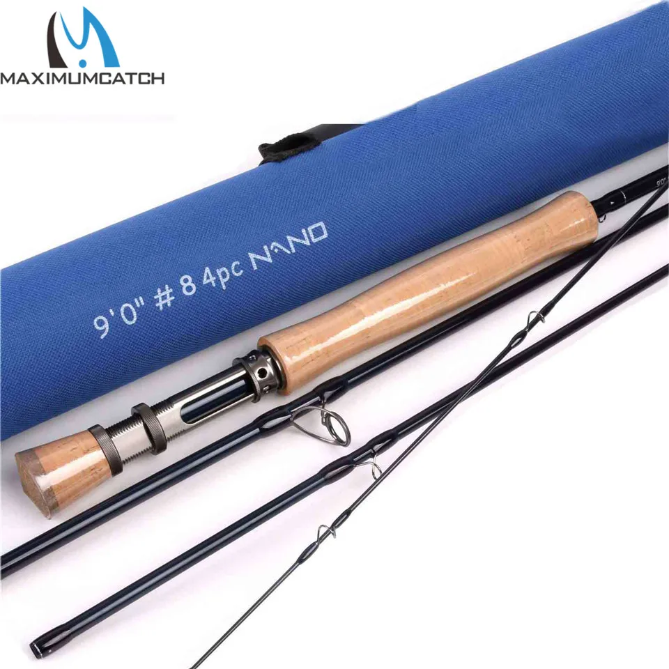 IM12 NANO Carbon Fly Fishing Rod 9FT 8 WT With A Cordura Tube Full well