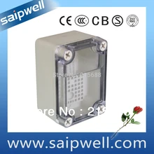 Saipwell IP66 ABS Material wall mounted Clear Cover waterproof enclosure box DS-AT-0609