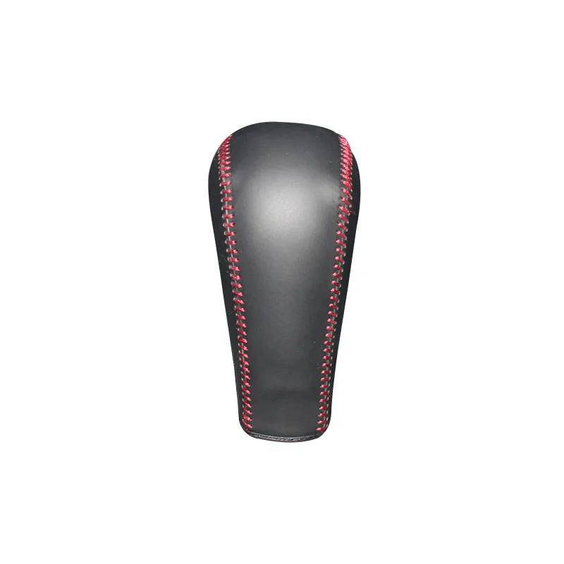 Genuine Leather gear knob cover For Honda FIT AT 2014 Year car cover on