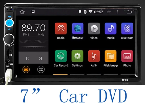 New 7inch 2 DIN in Dash Car CD DVD Player Touch Screen