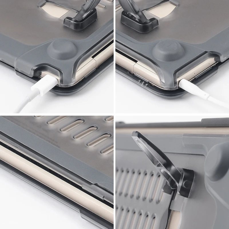 Tampa do Suporte Case Laptop 2023 m2 para Macbook Pro 13 Case 2023 m1 Pro 14 Macbook Pro 16 Case A2485 11 15 para Macbook Air 13 Case - Imagem 4