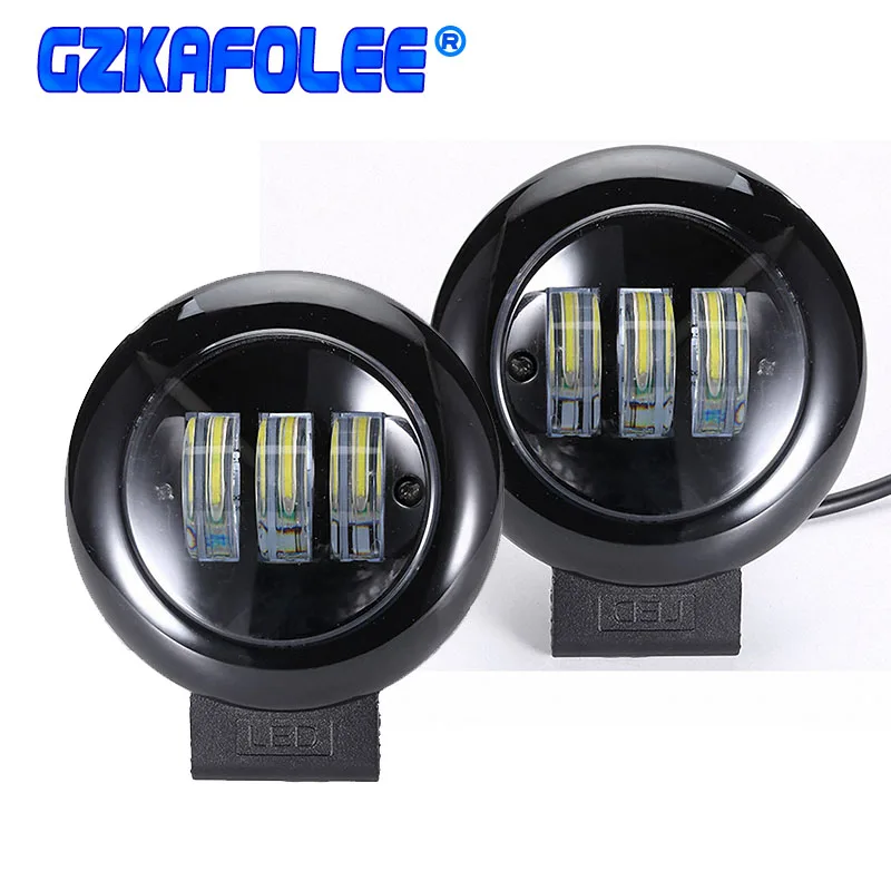 Gzkafolee 1 piezas luces led para coche auto led Barra de luz de trabajo 12 V 24 V 30 W 6000 K offroad barra ATV yate 4x4