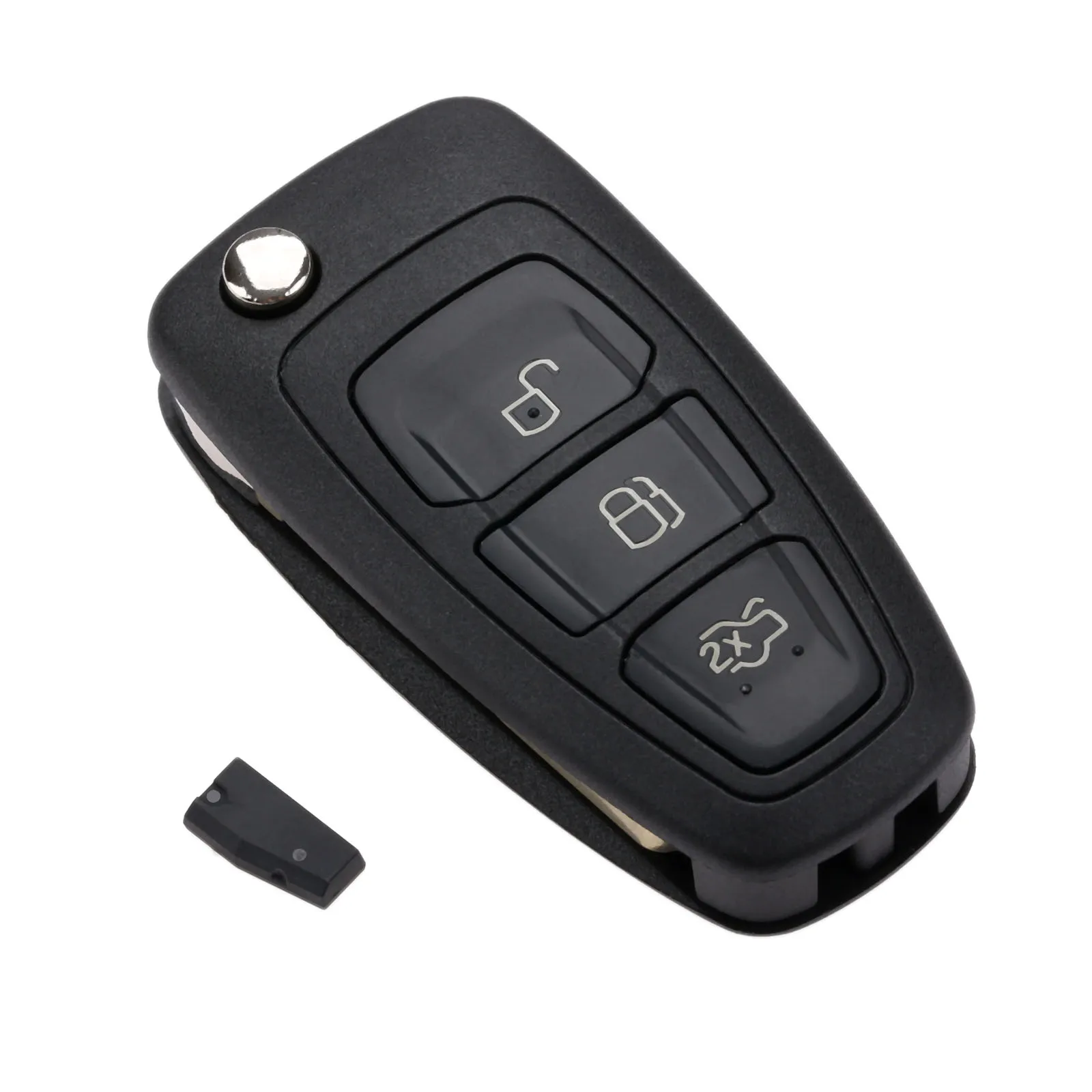 Yetaha 433 МГц 3 кнопки дистанционного ключа автомобиля для Focus Mk1 Mondeo Transit Connect