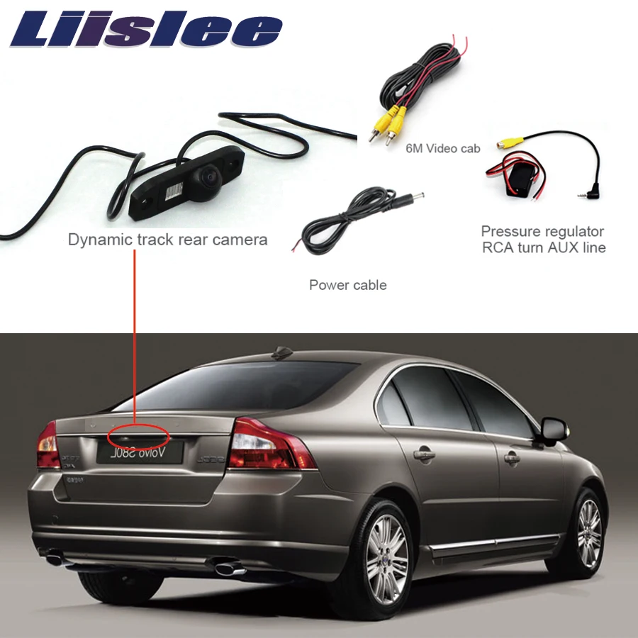 

Liislee For Volvo S80 S80L Car Parking Cam Rear View Camera Reverse Bakcup Camera + Wide Angle Night Vision