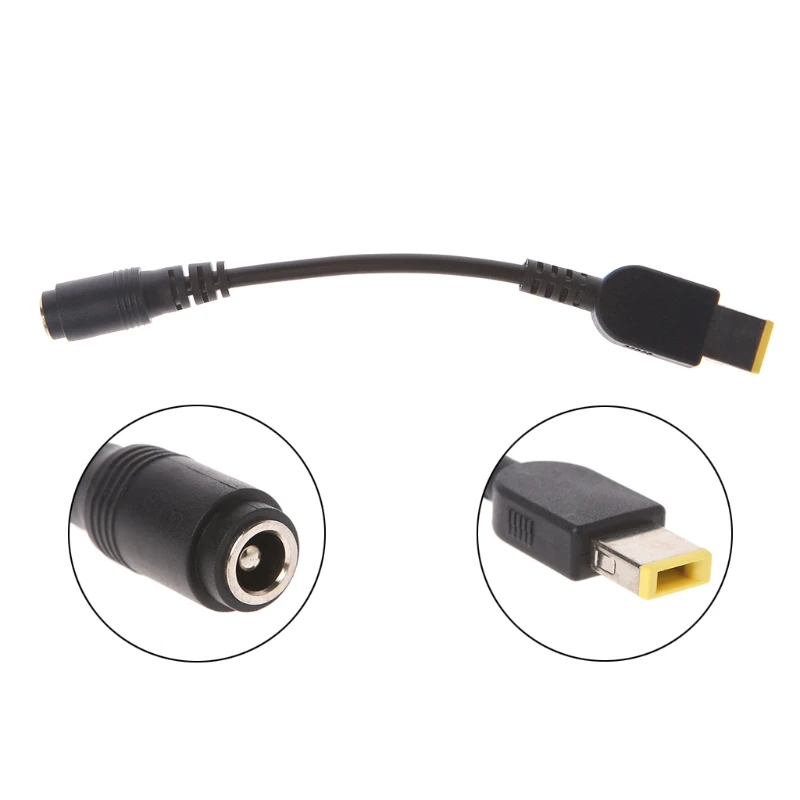 5.5*2.5mm Round Jack To USB Square Converter DC Plug Power Adapter