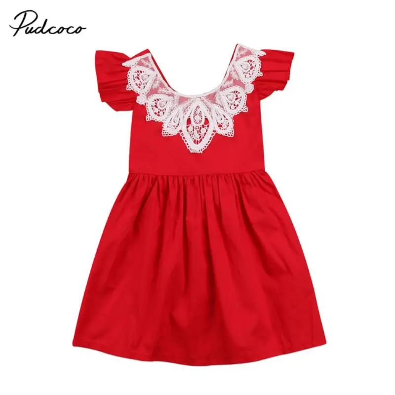Cute Toddler Clothing Newborn Kids Babys Girls Lace Clothes Cotton