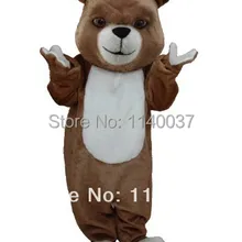 Талисман Папа медведь плюшевый костюм талисмана Взрослый размер сценические детали костюма с мини веером и шлемом