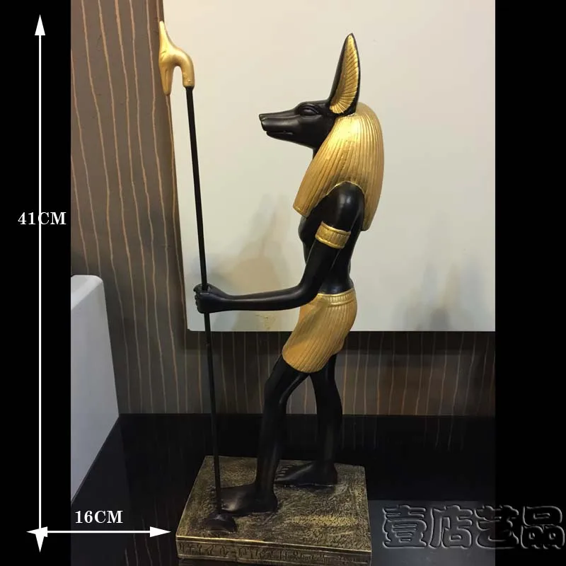 Древние египетские боги anubis ярмарка баланс Бог Собака Декор для дома - Цвет: Size as photo