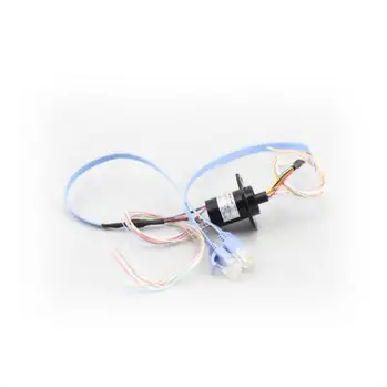 

MOFLON 1 channel 1000M ethernet slip rings 4 signals 2a with RJ45 max rotating speed 250rpm