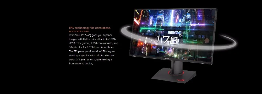 Игровой монитор ASUS ROG Swift PG27AQ-2" 4 K UHD(3840x2160), ips, G-SYNC