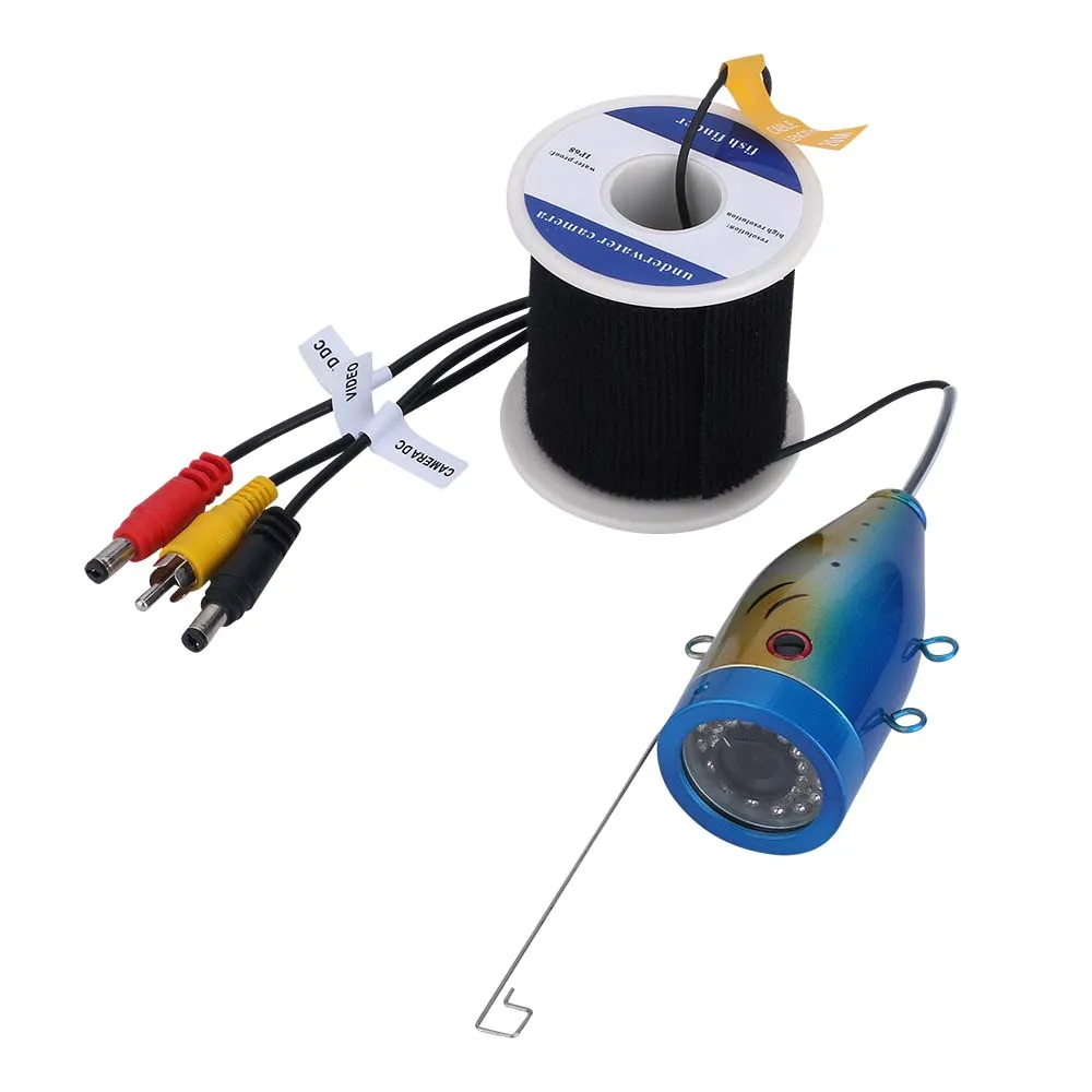 Inventor de Peixes Câmera de Vídeo Leds à Prova Polegada Monitor 1000tvl Subaquática Pesca 30pcs Dcmos Água Sensor Cmos 7 15 m 6 de peixes subaquática pesca câmera de vídeo