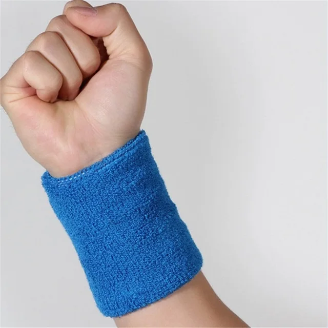 1pc Cotton Wristbands Wrist Band Bands Sweatbands Sweat Band for Sport