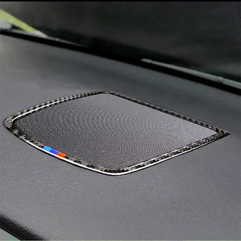 

For BMW F10 New 5 Series Auto Accessories Carbon Fiber Car Dashboard Speaker Panel Frame Trim Cover Decoration Sticker And Decal