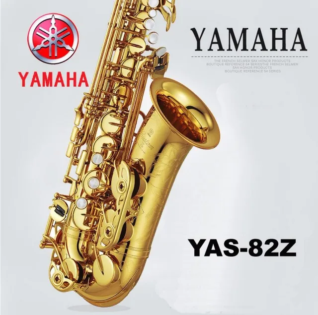 Cheap mma 2016 New High quality alto YAS 82Z saxophone musical instruments professional E-flat sax alto Gold