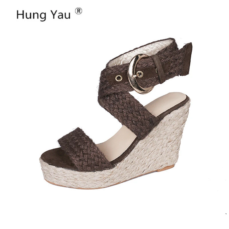 ladies cork wedges