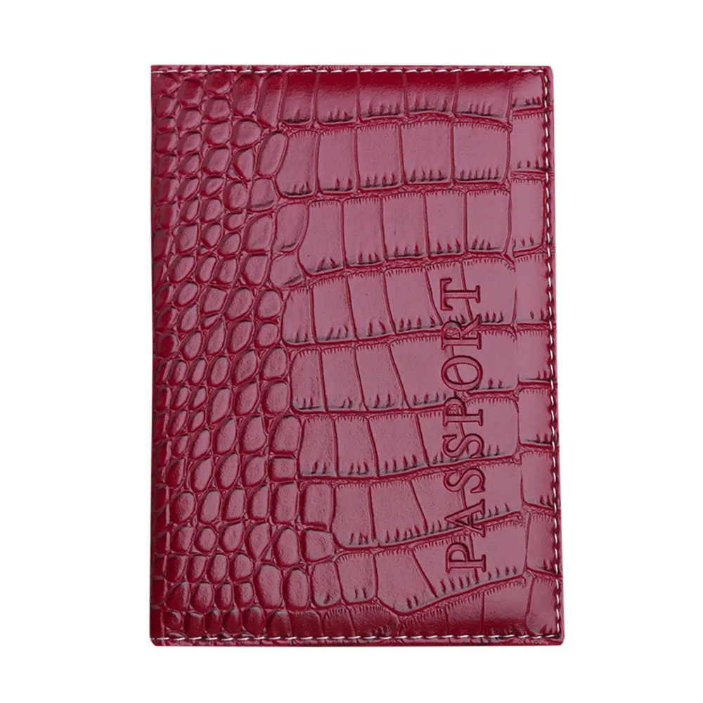 

Brand Wallet Leather Credit Card Holder RFID Passport Holder Protector Wallet Business Card Soft Passport Cover Leather #YJ