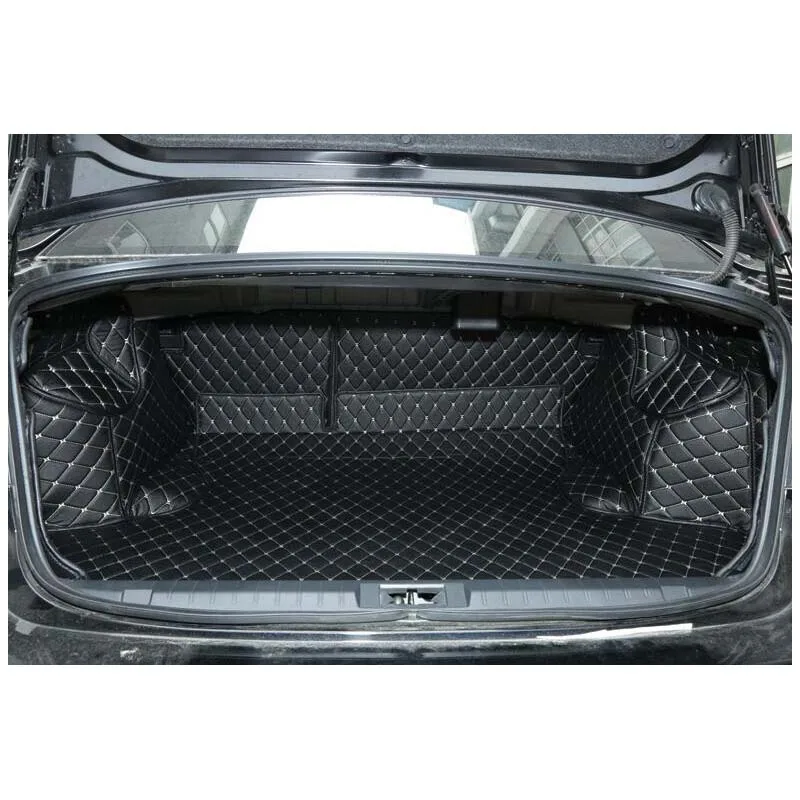 

lsrtw2017 fiber leather car trunk mat for subaru legacy 2015 2016 2017 2018 2019 legacy b4