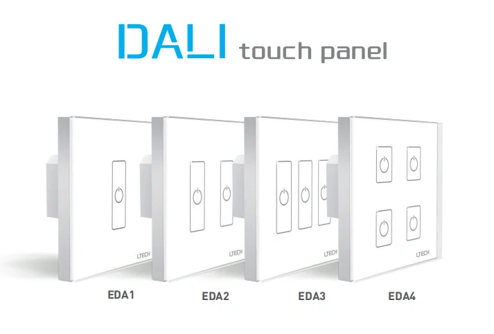 LTECH LT-404-5A DALI светодиодный затемняющий драйвер, DC12-24V вход; 5A * 4CH Max 20A выход; DALI/кнопочный сигнал вход480W