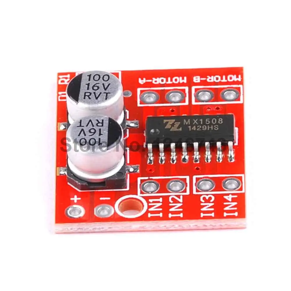 1PCS 2 Channel DC Motor Drive Module Positive and Negative PWM Speed Dual H Bridge Stepper Motor Mini L298N