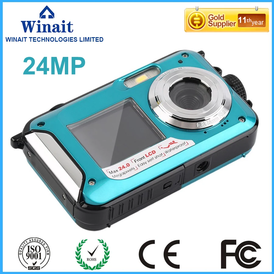

Free Shipping Hot sell 9MP cameras digital with 2.7" TFT Display and 4X digital zoom digital disposable camera Russia
