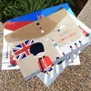 1PCs New British London Soldiers Bus Cartoon PVC Invoice Folder Pencil A4 Document File Bag E0056 ► Photo 2/3