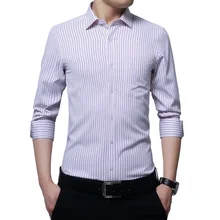 PLAYBOY Новое мужское платье рубашка с длинным рукавом Тонкий бренд мужские рубашки дизайнерские высококачественные однотонные мужские рубашки подходит для деловых рубашек 5XL