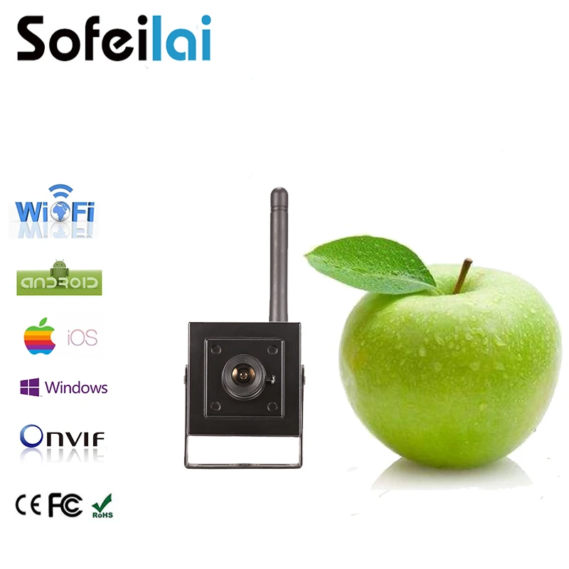 1080P маленькая WIFI Беспроводная IP камера Аудио SD карта видео запись безопасности