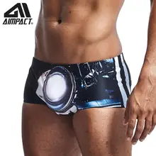 Сексуальные мужские плавки с принтом, новые модные плавки для плавания, мужские пляжные шорты для отдыха, пляжные шорты, плавки для купания, AM8148
