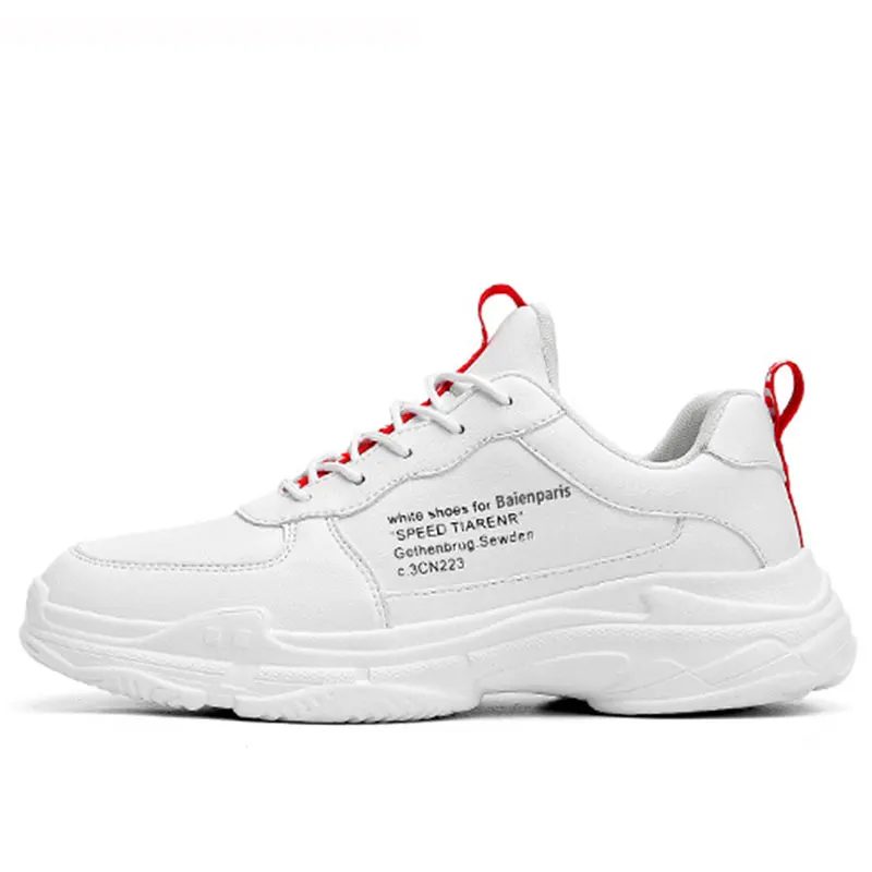 2856-White Men Sneakers Breathable Air Mesh Outdoor Sport Shoes Men Non-slip Comfortable Flats Training Running Shoes Zapatos De Hombre - Color: 2856-White