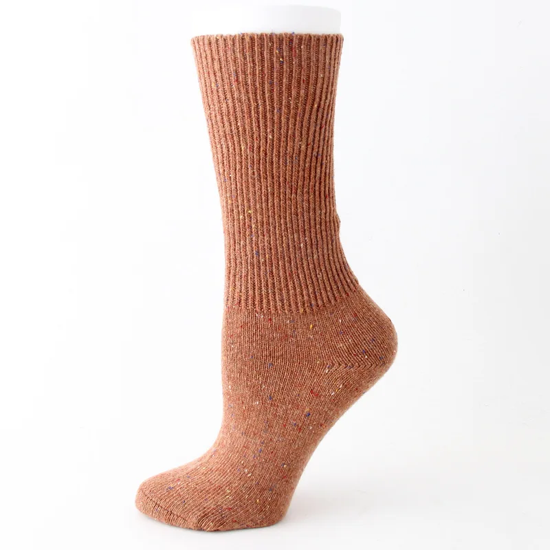 Winter-women-s-socks-Japanese-high-waist-color-dot-yarn-wool-socks-creative-new-warm-wild
