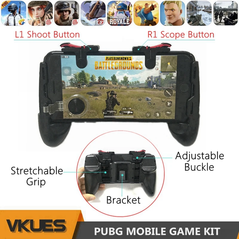 Free Fire Pubg Mobile Controller For Iphone Android Phone Game Pad Pugb Mobil Gaming Gamepad Joystick L1 R1 Triggers L1r1 Button Joysticks Aliexpress