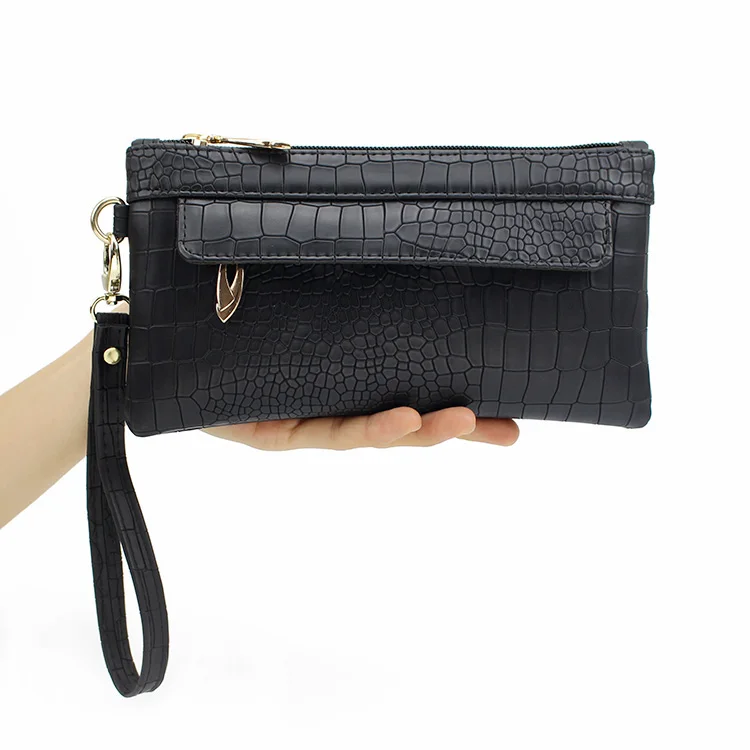 

New Brand Alligator Stripe Evening Clutch Bags for Women 2016 Black Clutch Bag and Purses Mini Female Handbags for Coin Pocket