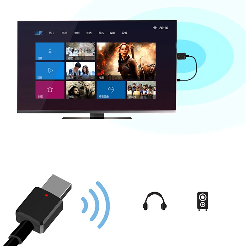 Bluetooth-приемник USB передатчики 5,0 беспроводной аудио музыкальный стерео адаптер