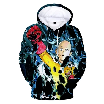 

New One Punch Man Season 2 Hoodies Men Women Spring/Autumn/Winter Japanese 3D One Punch Man Hooded 3D Anime Sweatshirts