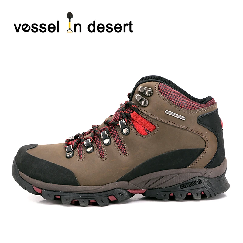 Новинка; мужские походные ботинки для пустыни; Водонепроницаемая дышащая обувь; нескользящая обувь для альпинизма;