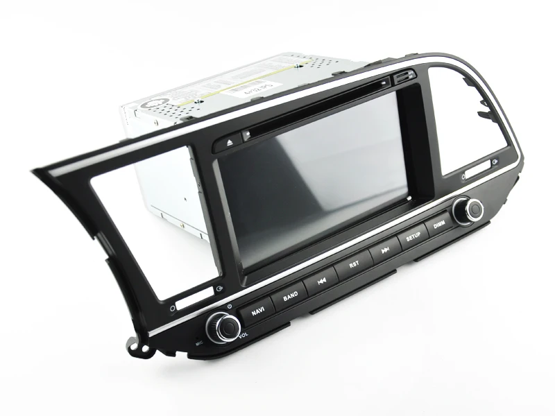 Flash Deal ELANMEY car gps navigation For HYUNDAI ELANTRA 2016 2017 octa core android 9.0 touch screen CAR DVD multimedia radio BT headunit 2