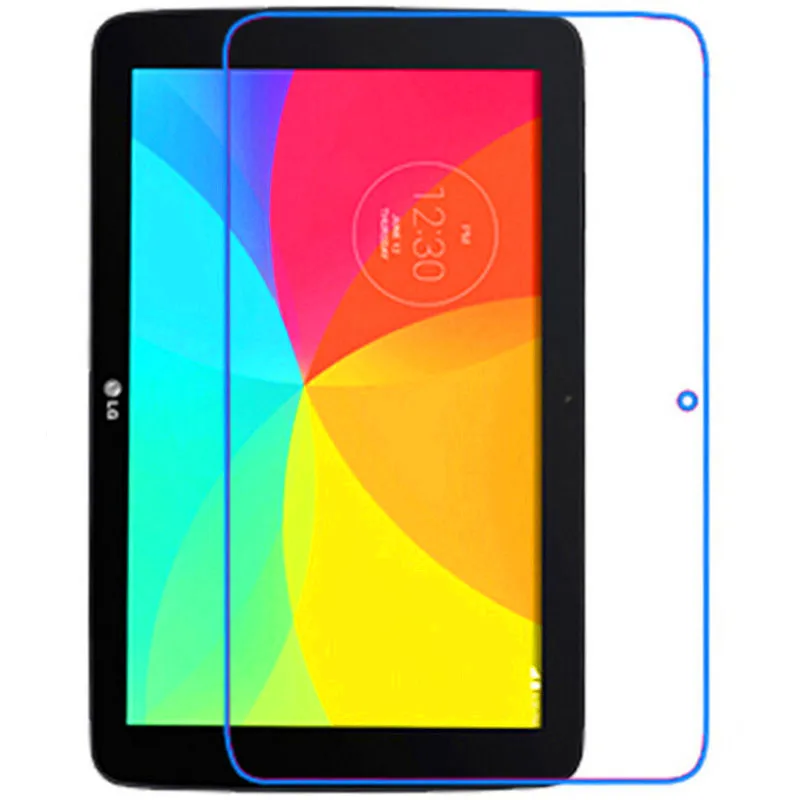 2 X GLASS For LG G Pad 10.1 V700 Tablet Tempered Glass Screen Protector