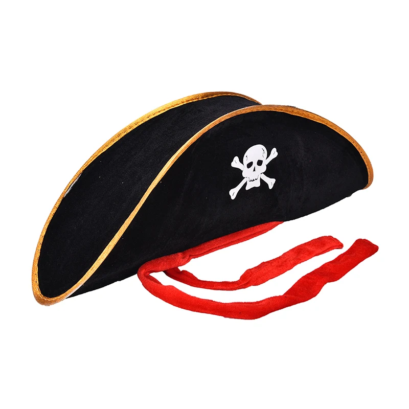 Череп Кепки Caribbean Corsair шляпа вечерние поставляет взрослых пиратская шляпа череп костюм пирата маскарадный hlooween вечерние аксессуары
