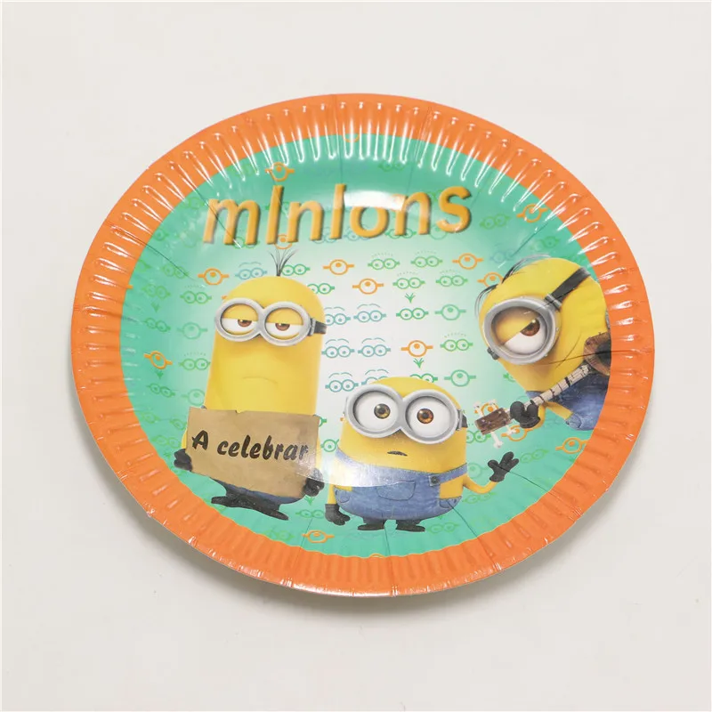 Minions Theme Party Paper Cups Kids Birthday decoration sets 12pcs/lot