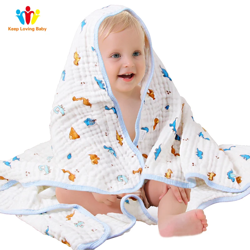 Детские одеяла, Товары для новорожденных, Детские Многофункциональные пеленки, мягкие хлопковые 2 слоя, Марлевое банное полотенце
