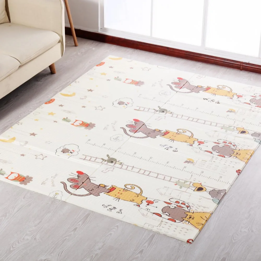 

155*200*1cm Baby Play Mat Xpe Puzzle Children's Mat Thickened Tapete Infantil Baby Room Crawling Pad Folding Mat Baby Carpet