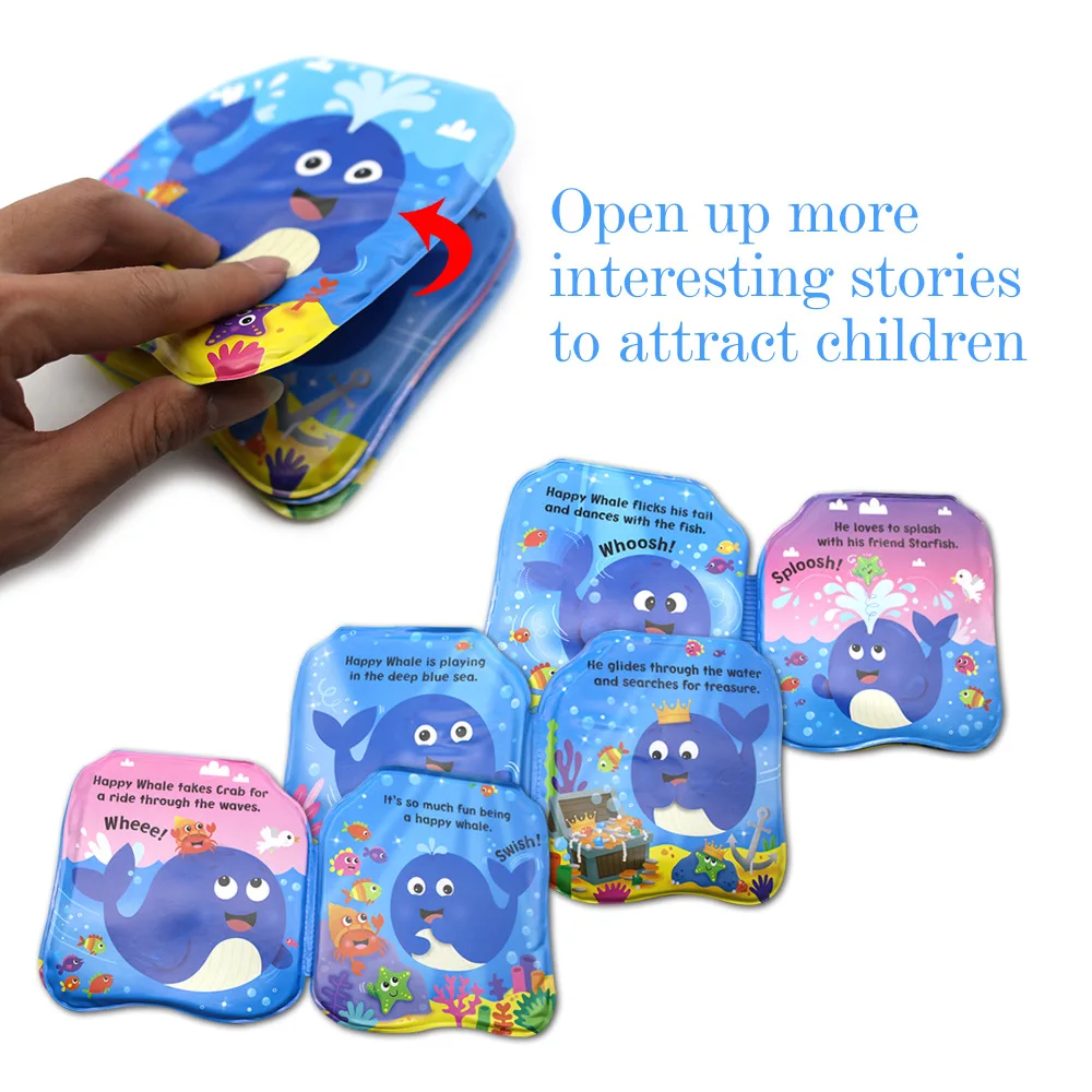 

Seahorse Bath Books Baby Education Toy Intelligence Development EVA Floating Cognize Book For dropshipping new arrival