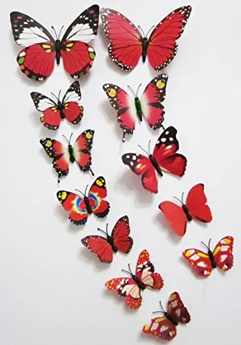 3D Butterfly 12PCS Stickers Making Stickers Wall Stickers Crafts Butterflies
