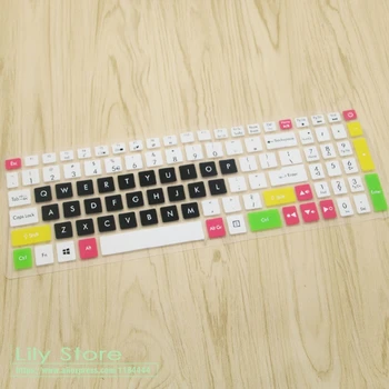 

Keyboard Protective film Cover skin Protector for 15.6" Acer Aspire VX 15 VX5-591G 17.3" Aspire V17 VN7-793G Predator Helios 300