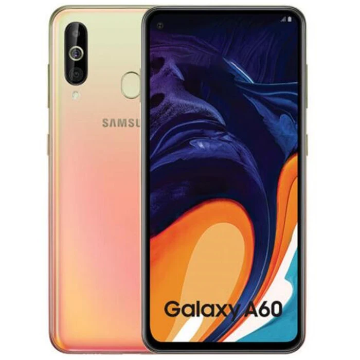 Смартфон samsung Galaxy A60, 4G, Android, 6,3 дюймов, полный экран, Восьмиядерный процессор Snapdragon 675, 6 ГБ, 3500 мАч, 32 Мп, камера, NFC, мобильные телефоны - Цвет: Orange