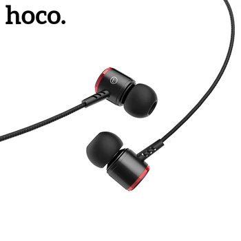 

HOCO In-ear Stereo Bass Earphones Headphones 3.5mm jack wired control HiFi Earbuds Headset for iPhone Xiaomi Mobile Phone