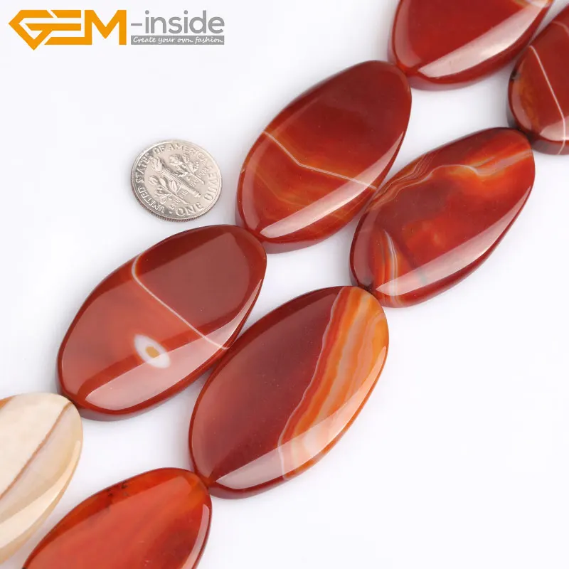 

Nature stone red agates Flat drop beads for jewelry making strand 15 inch Semi-precious Gem stone bead for braclet neckkace