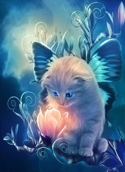 

5D DIY Diamond Embroidery Cartoon Cat 3D Full Diamond Painting Monroe Cross Stitch Needlework Home Decor Round drill